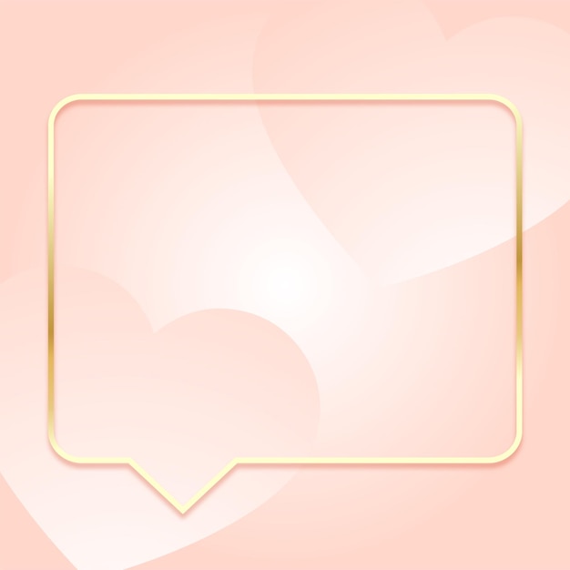 Pink background with hearts