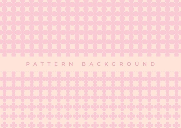 Vector pink background with pastel pattern