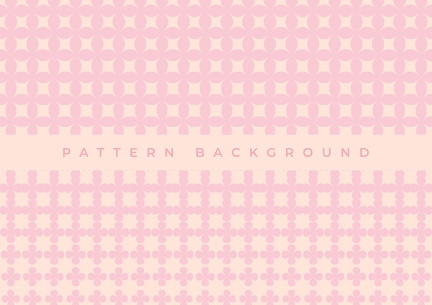 Vector pink background with pastel pattern