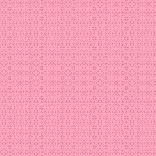 A pink background with a pattern of flowers.