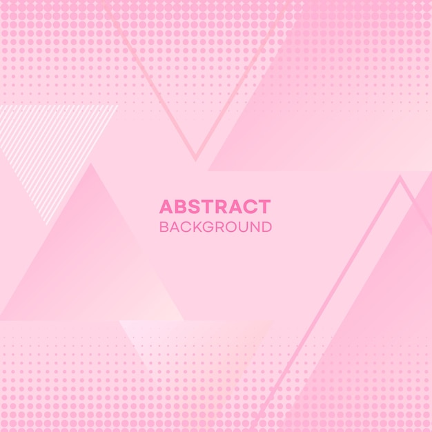 Vector pink background with a white background and the words abstract.