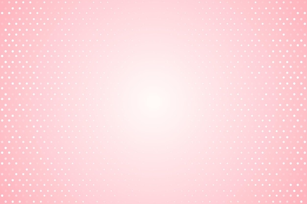 Pink background with white dots