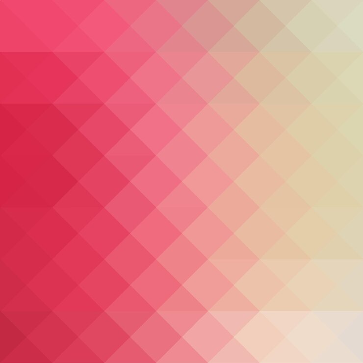 Vector ピンクベージュクリーム色三角多角形ベクトルパターン背景