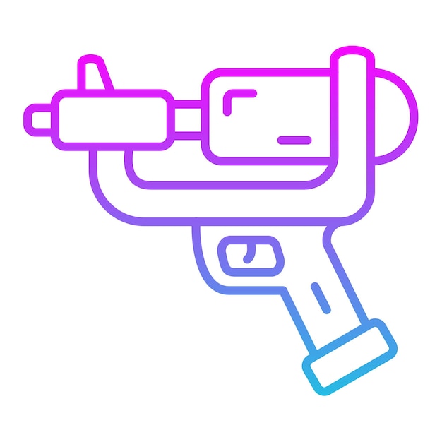 A pink and blue logo with a picture of a person holding a device that says  robot