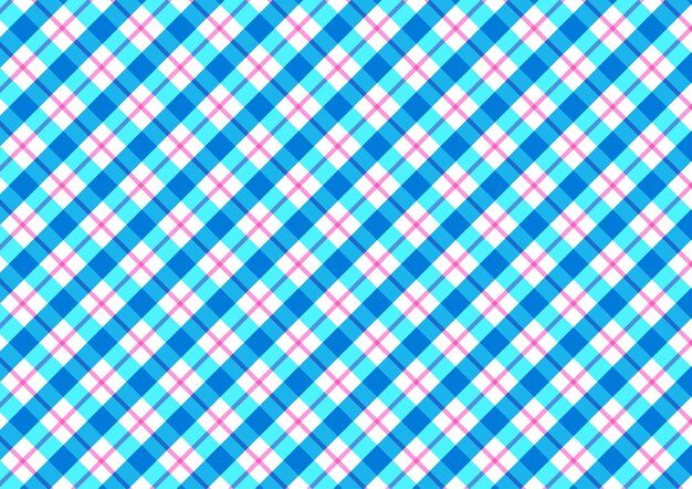 Pink blue plaid background pattern