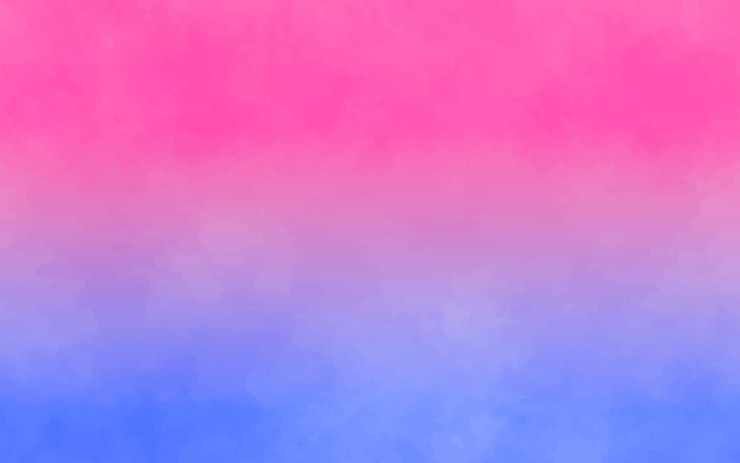 Vector pink blue watercolor abstract background premium vector