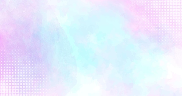 Pink and blue watercolor background pastel mottled border texture and blurred grunge design