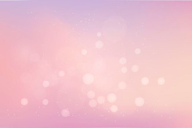 Vector pink blurred light background with bokeh effect festive background with defocused lights