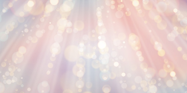 Vector pink bokeh abstract light background