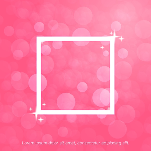 Pink bokeh background