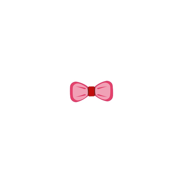 pink bow with a bow on it