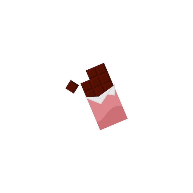 A pink box of chocolate with a pink square in the middle.