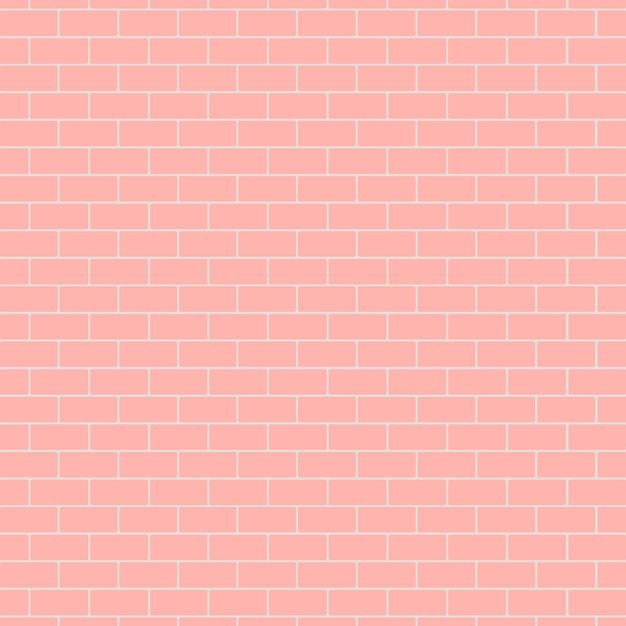 Pink Brick Wall Background