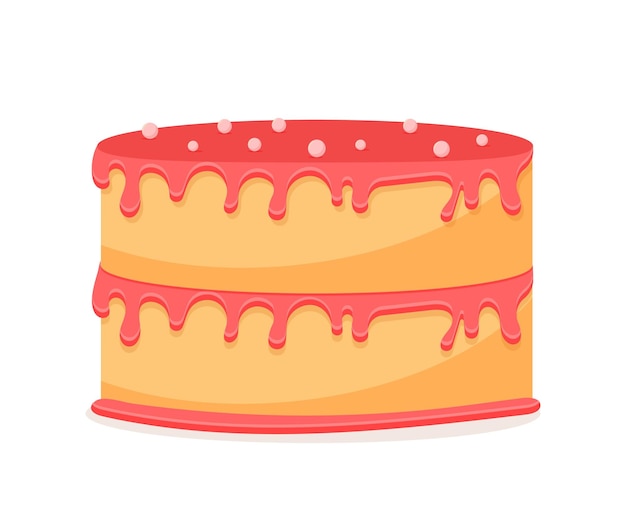 핑크 케이크 아이콘