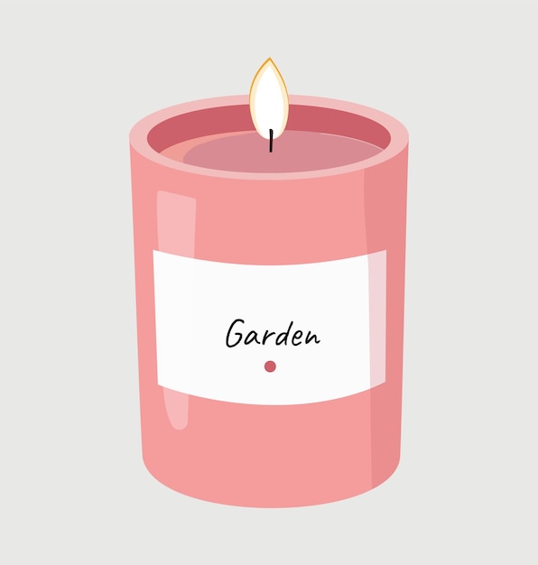 pink candles sticker
