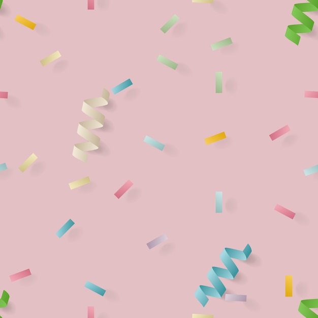 pink celebration seamless pattern background