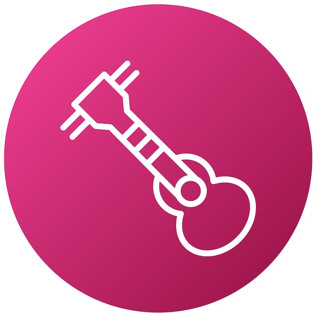 Vector a pink circle with a key that sayscar keyon it