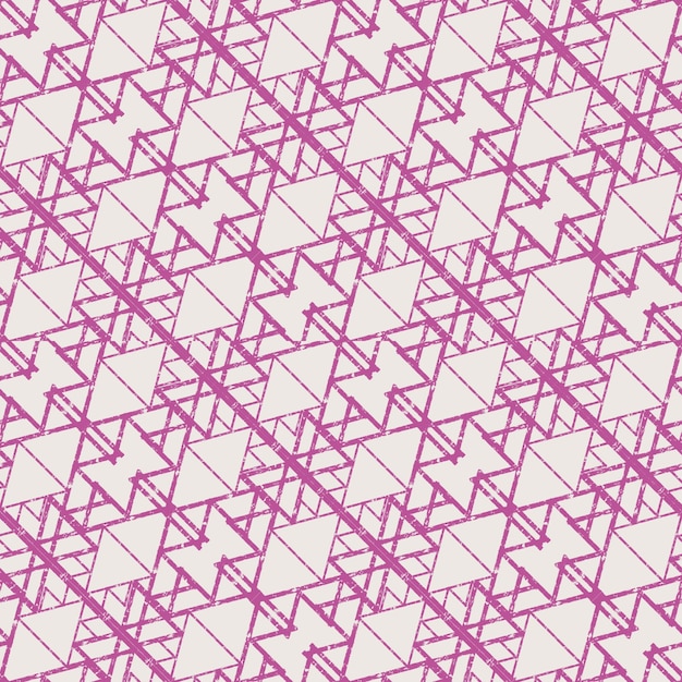 Pink color line and shape seamless pattern background abstract illustration art design