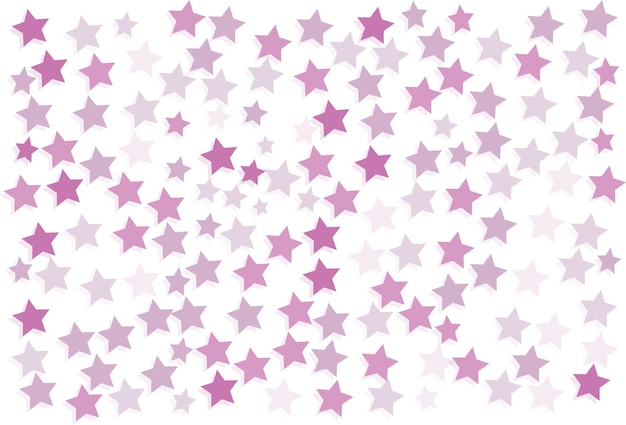 Pink color star and shadow illustration art vector background, abstract pattern symbol star wallpaper and backdrop