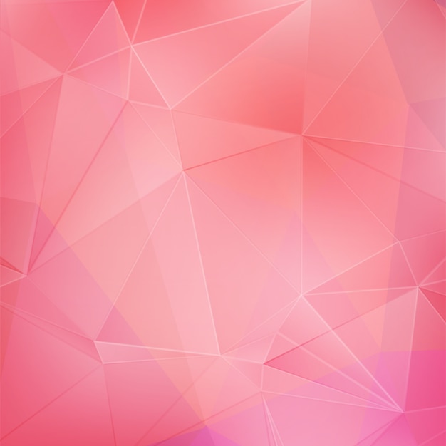 Pink crystal geometric background