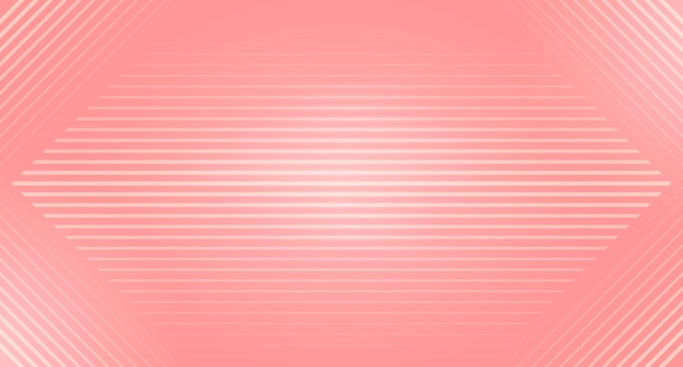 배너 포스터 및 비즈니스 전단지 및 광고 엽서 또는 웹 사이트 벡터 일러스트 레이 션에 대 한 라인 배경으로 만든 기하학적 모양과 핑크 섬세한 배경