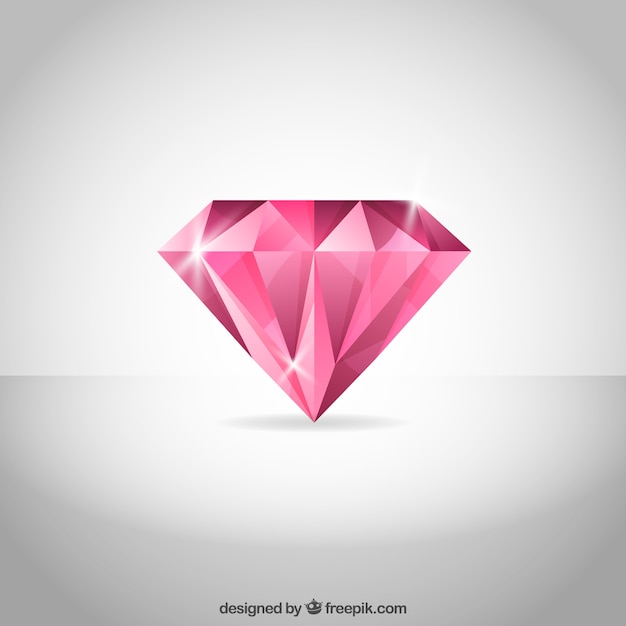 Vettore sfondo rosa con diamanti
