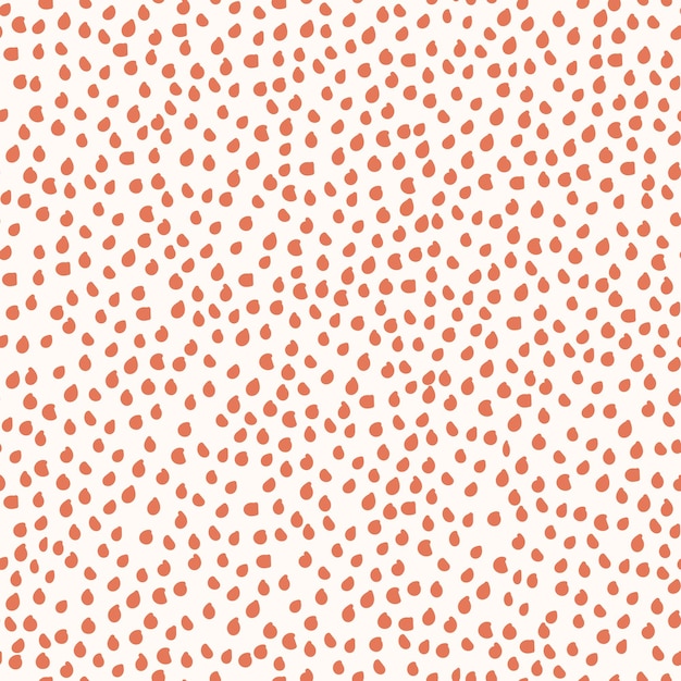 Pink dots childish seamless pattern vector illustration