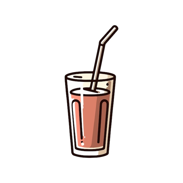 pink drink ai generated image