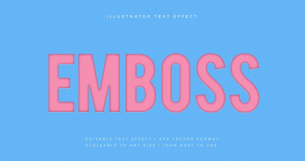 Pink Emboss Texture Paper Text Font Effect