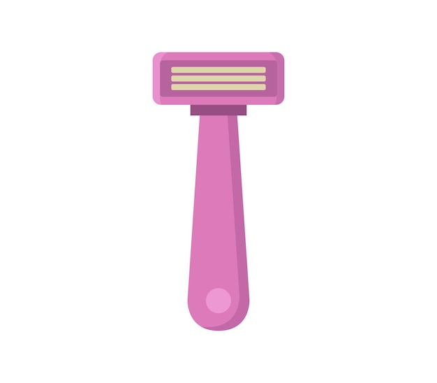 Pink female razor