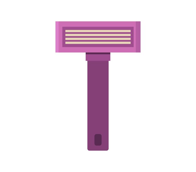 Pink female razor