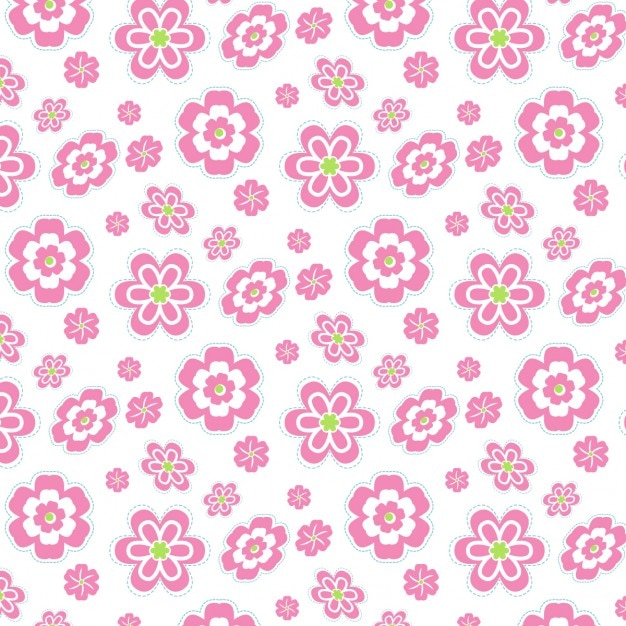 Pink floral pattern