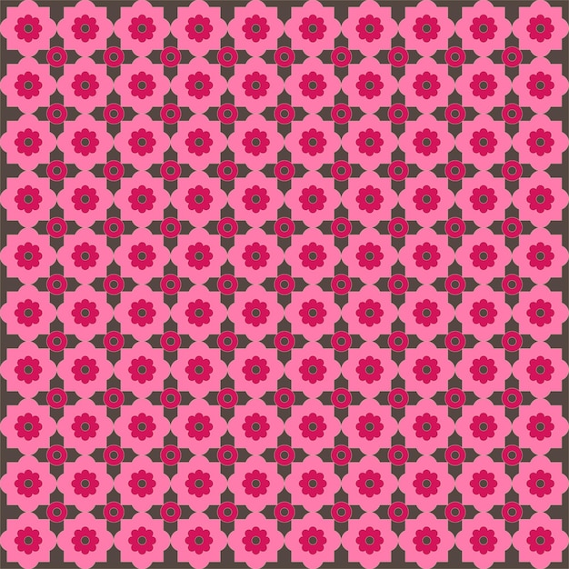 Pink geometric background oriental style design