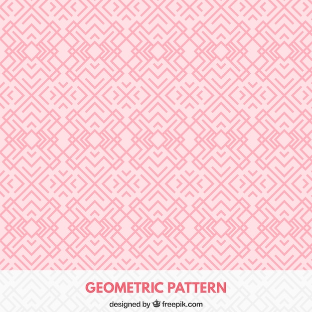 Pink geometric pattern