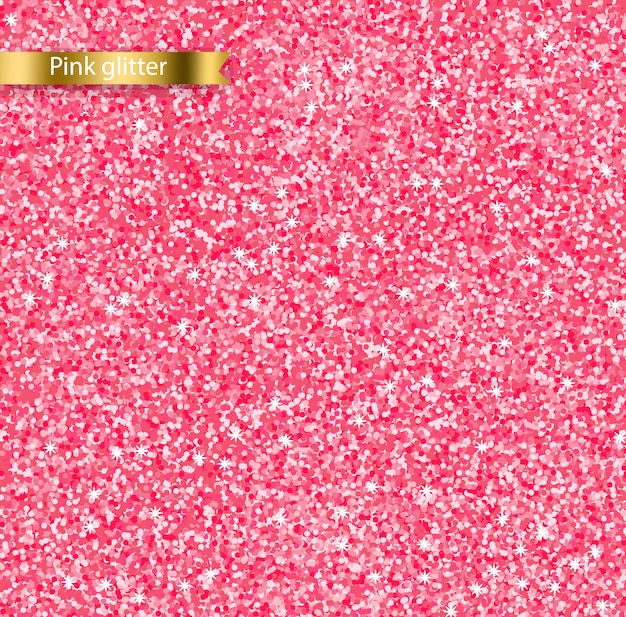 Pink glitter texture