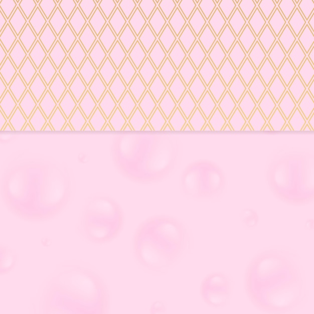 Pink and golden abstract corporate design pattern