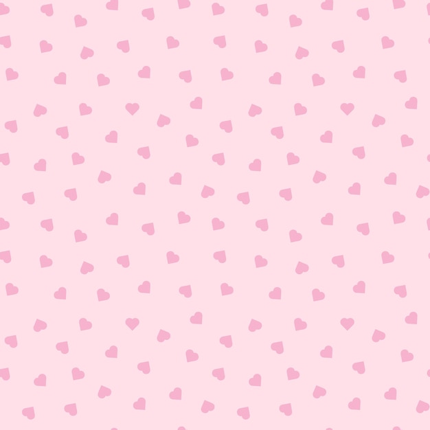 pink heart seamless pattern