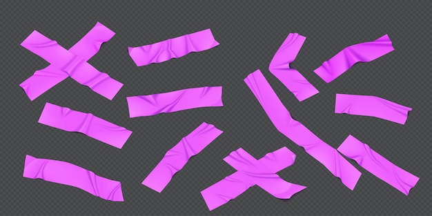 Розовая голографическая фольга с реалистичными векторными иллюстрациями