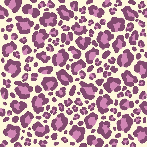 Vector pink leopard print