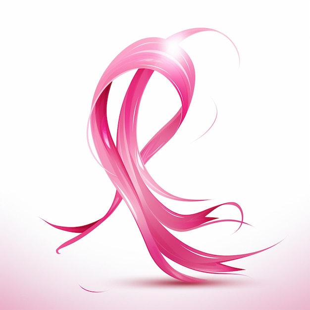 Vector a pink letter r with a pink swirl on it