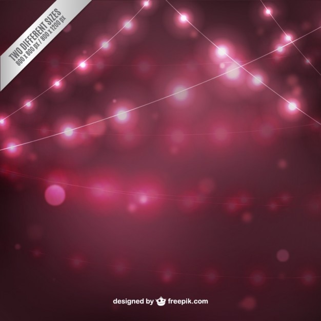 Vector pink lights background