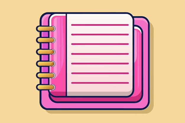 Pink lined notepaper