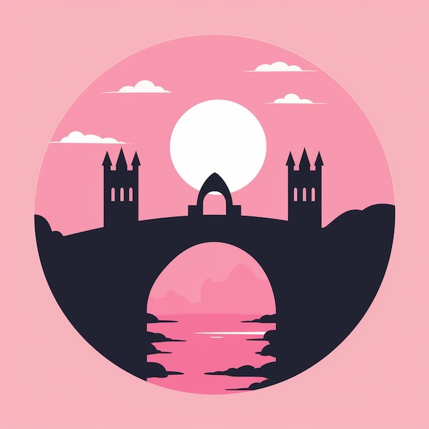 Pink logo design