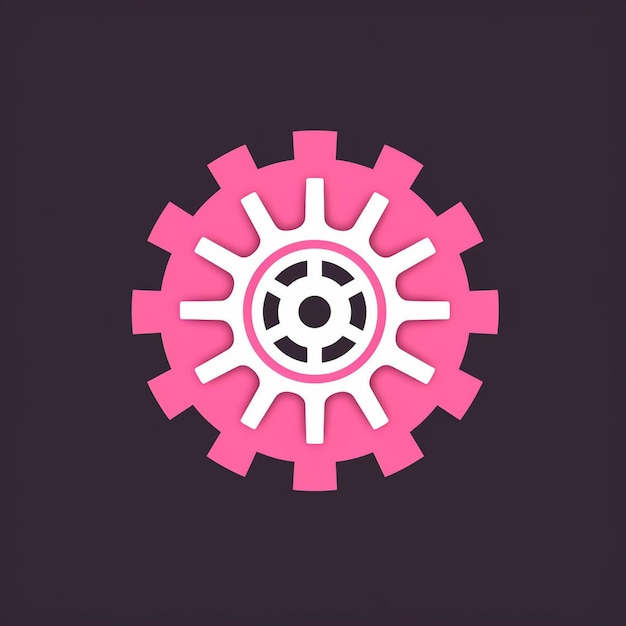 Pink logo design