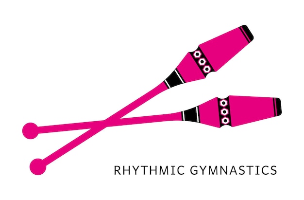 Mazza rosa, un attributo della ginnastica ritmica
