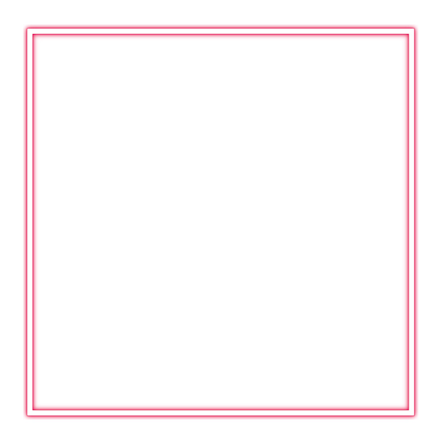 Vector pink neon square