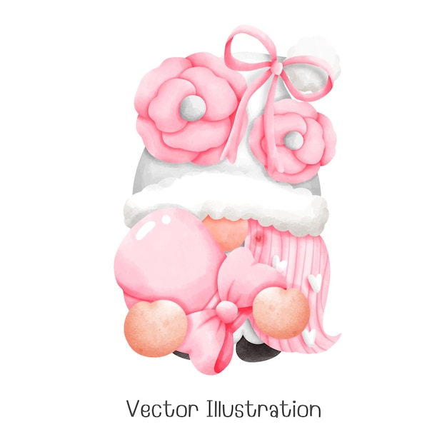 Pink october illustration