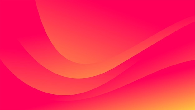 Pink and orange waves on a pink background.