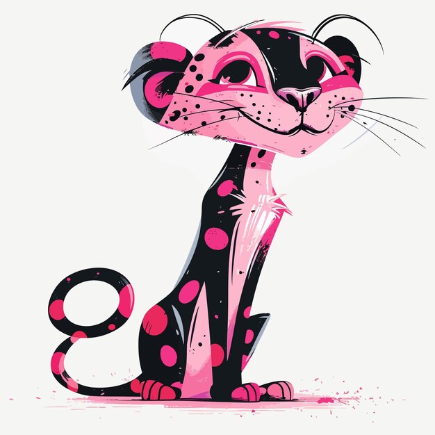 Vector pink_panther_cartoon_vector