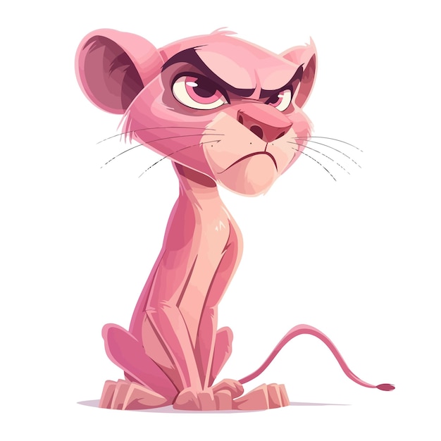 Vector pink_panther_cartoon_vector